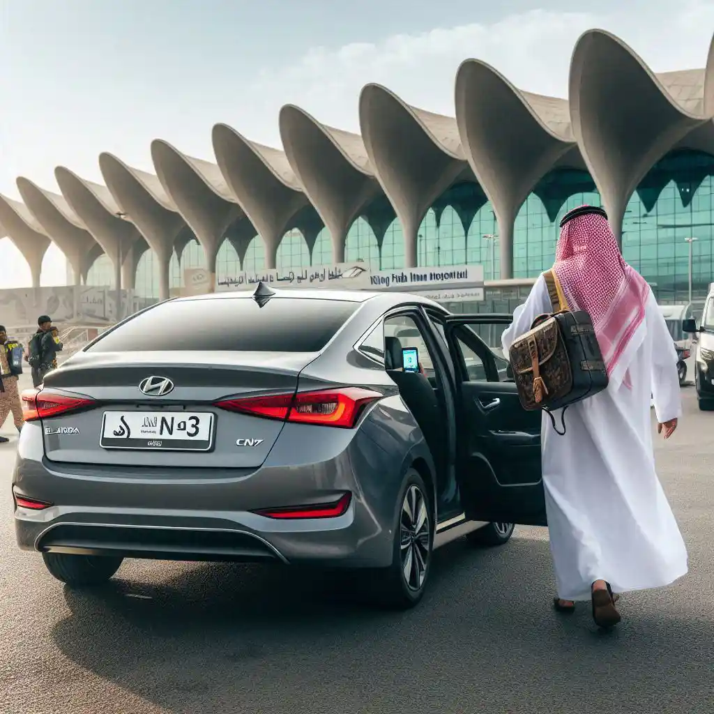 عميل يستقل سيارة توصيل مشاوير بالدمام تاخدة من مطار الدمام الي المنزل